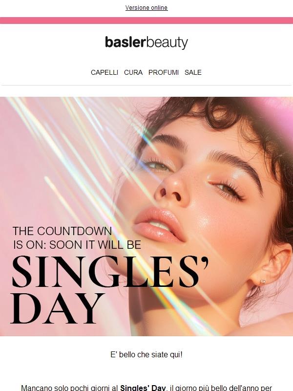 Speciale Singles' Day: -20% sul tuo momento di benessere