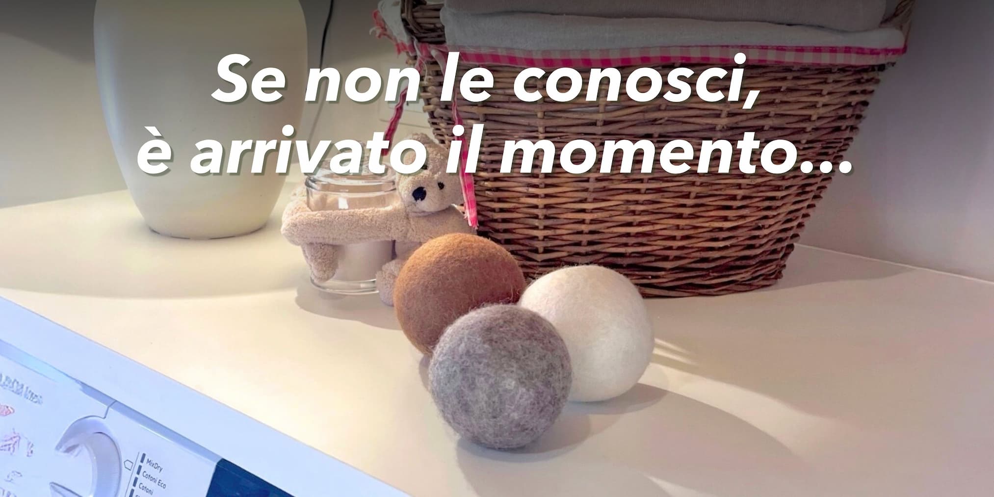 Palline Asciugatrici Antipiega in Lana