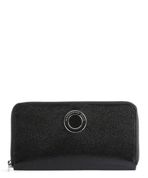 Portafogli Donna Lungo con Zip Pelle Nero
