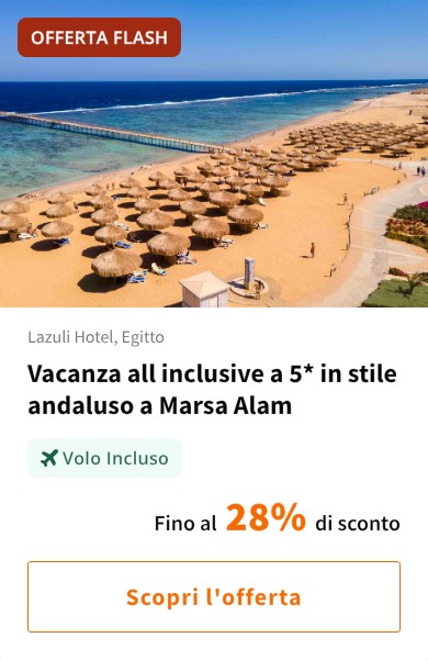 Vacanza all inclusive a 5* in stile andaluso a Marsa Alam