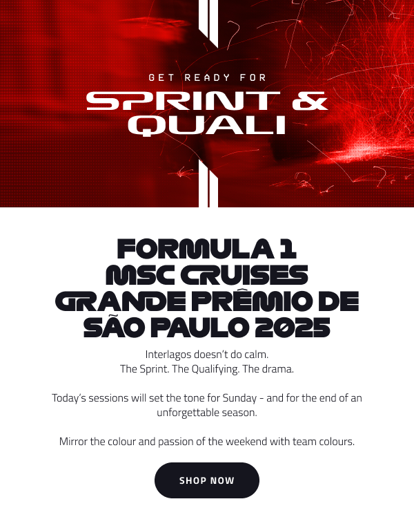 Get Ready For Qualifying - Shop US GP Specials