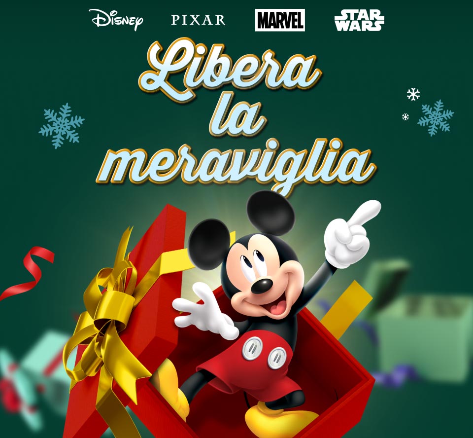 Disney - Pixar - Marvel - Star Wars - Libera la meraviglia