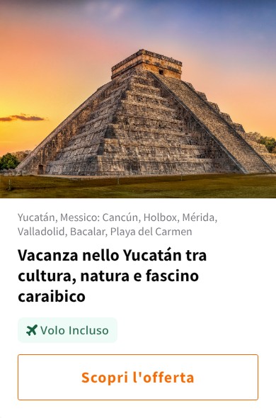 Vacanza nello Yucatán tra cultura, natura e fascino caraibico
