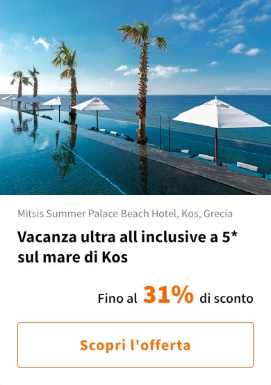 Vacanza ultra all inclusive a 5* sul mare di Kos