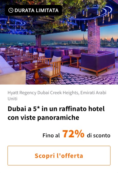 Dubai a 5* in un raffinato hotel con viste panoramiche