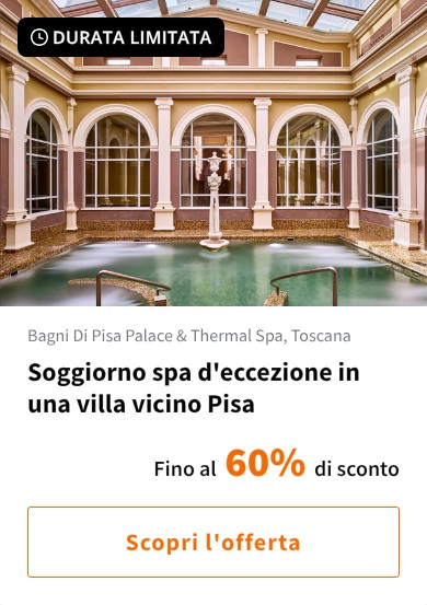 Soggiorno spa d&#x27;eccezione in una villa vicino Pisa