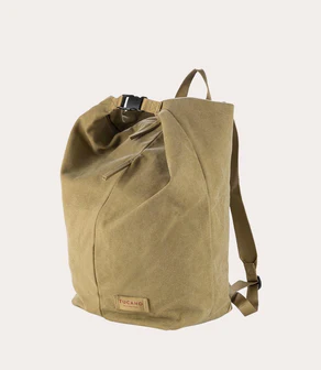 Zaino Sacca Unisex in Canvas Beige