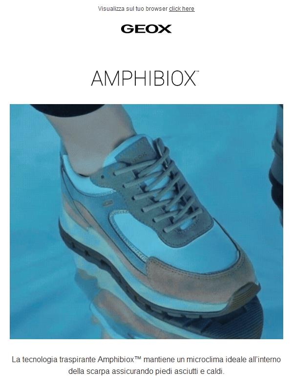 Amphibiox™ : Waterproof e traspiranti ☔️