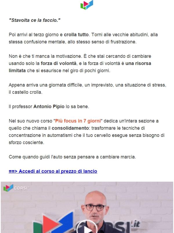 Fallisci sempre? (Ecco perché)