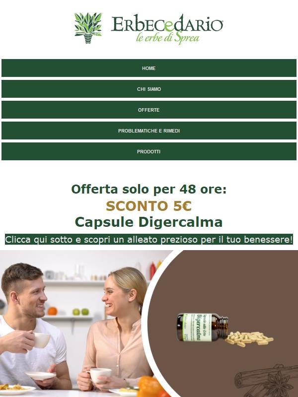 Quando la digestione non collabora… ci pensano le capsule Digercalma 🌿