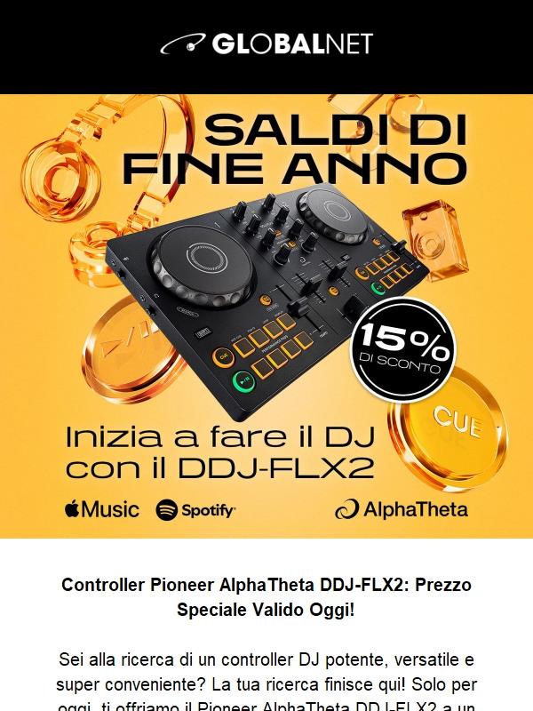OFFERTA FLASH - Controller DDJ-FLX2 Pioneer AlphaTheta in Sconto Incredibile