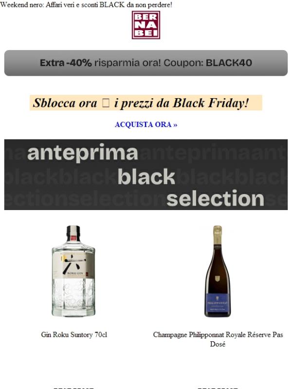 Anteprima 💣 BLACK SELECTION!