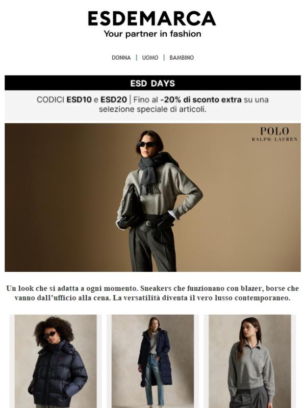 I brand più desiderati ti aspettano: Polo Ralph Lauren, BA&SH e altro