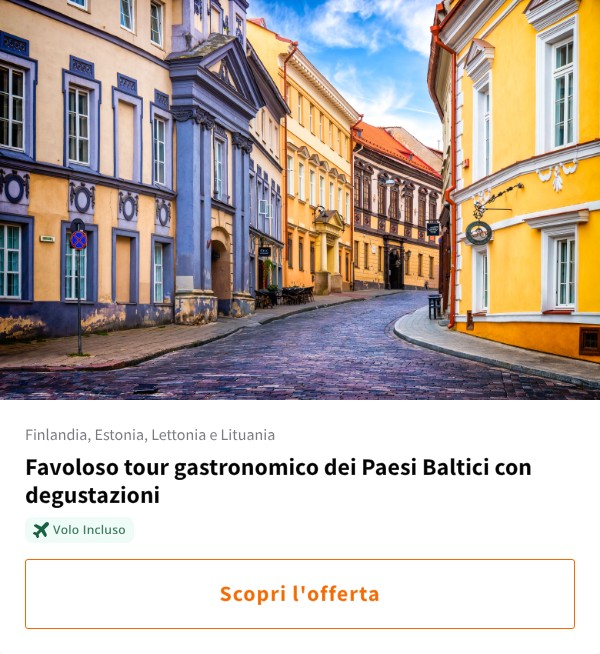 Favoloso tour gastronomico dei Paesi Baltici con degustazioni