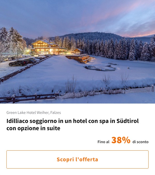 Idilliaco soggiorno in un hotel con spa in Südtirol con opzione in suite