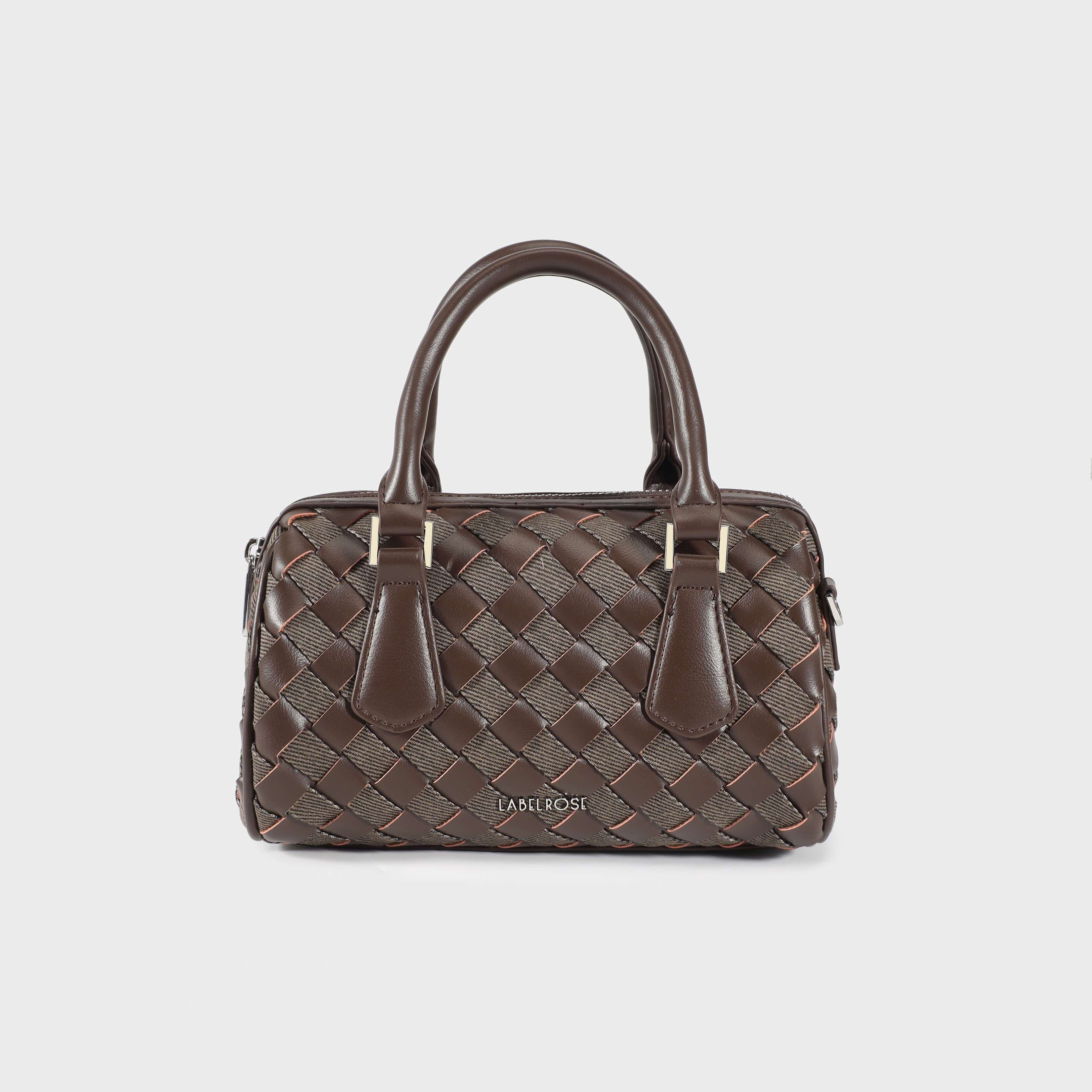 Image of Borsa a mano TWIST- BROWN