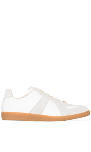 Replica leather sneakers