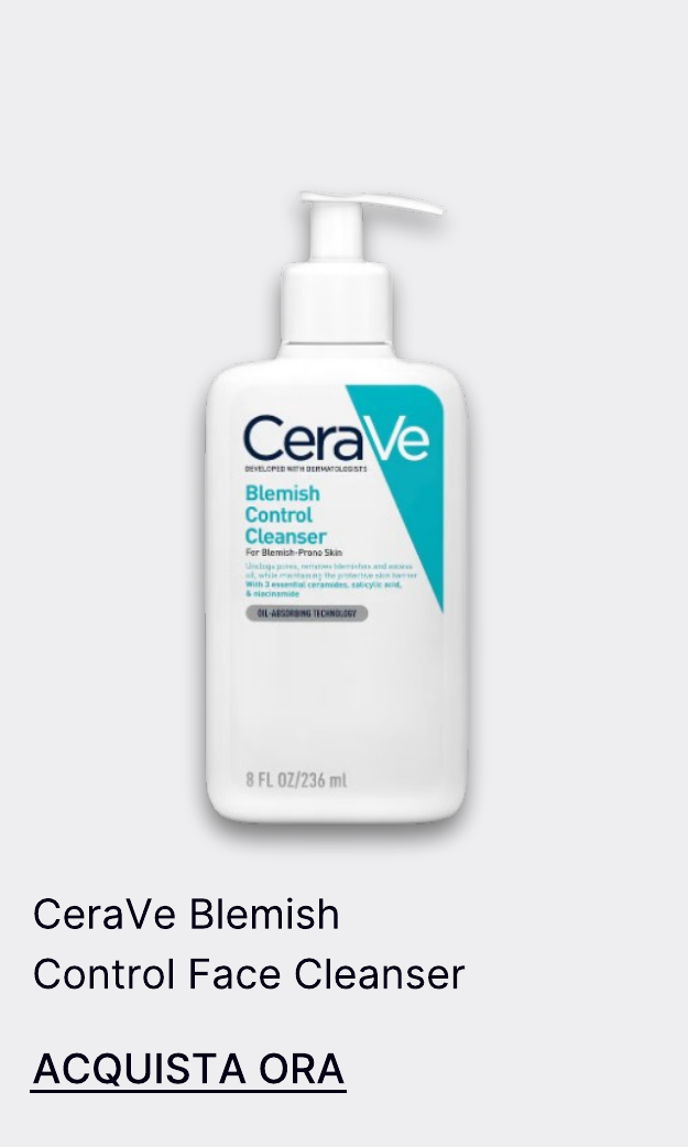 cerave blemish control face cleanser