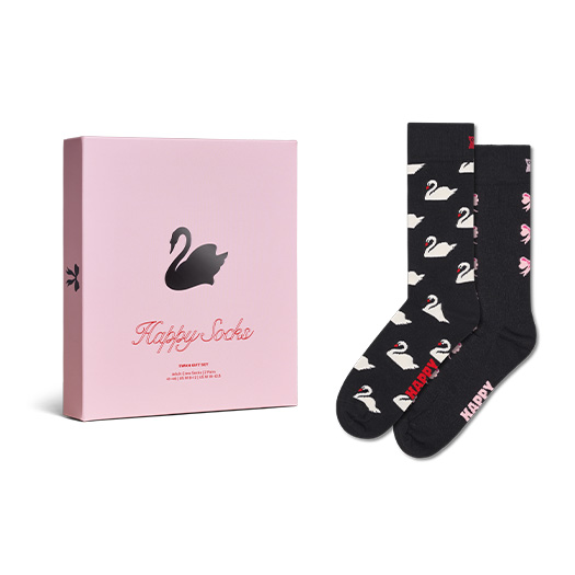 2-Pack Swan Socks Gift Set