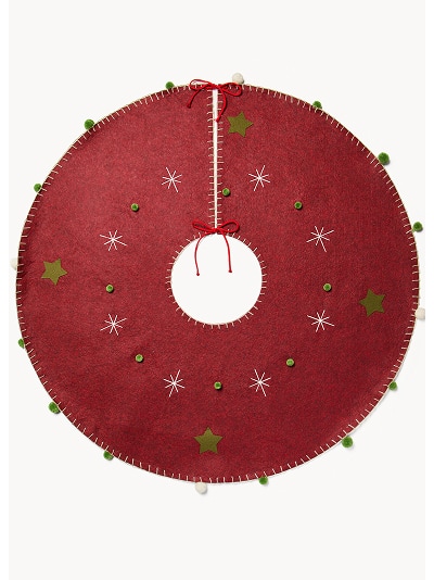 Copribase per albero in feltro