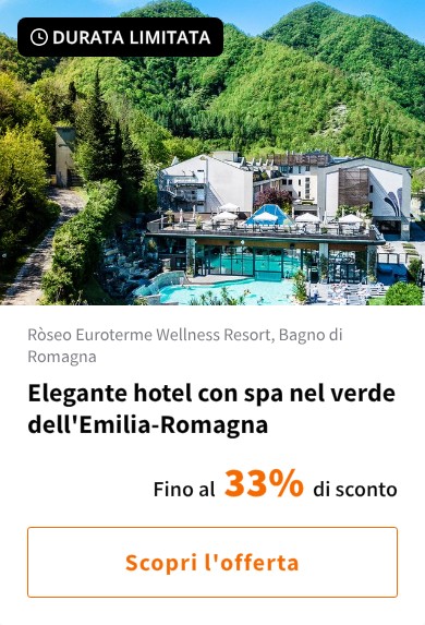 Elegante hotel con spa nel verde dell&#x27;Emilia-Romagna