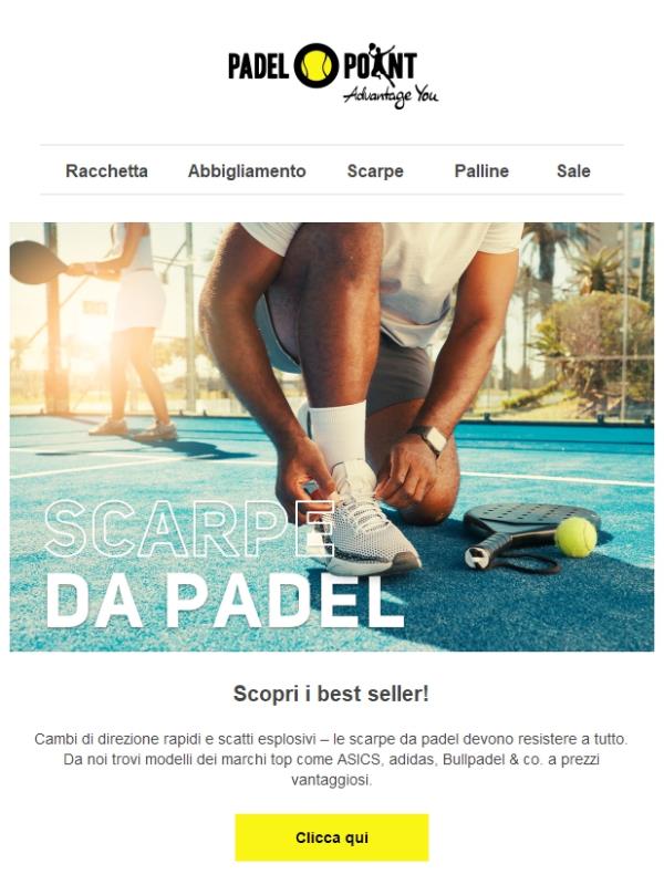 👟 Best seller scarpe da padel – più grip e stabilità in campo