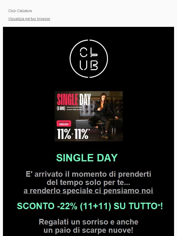 Single Day 💖 Doppio SCONTO