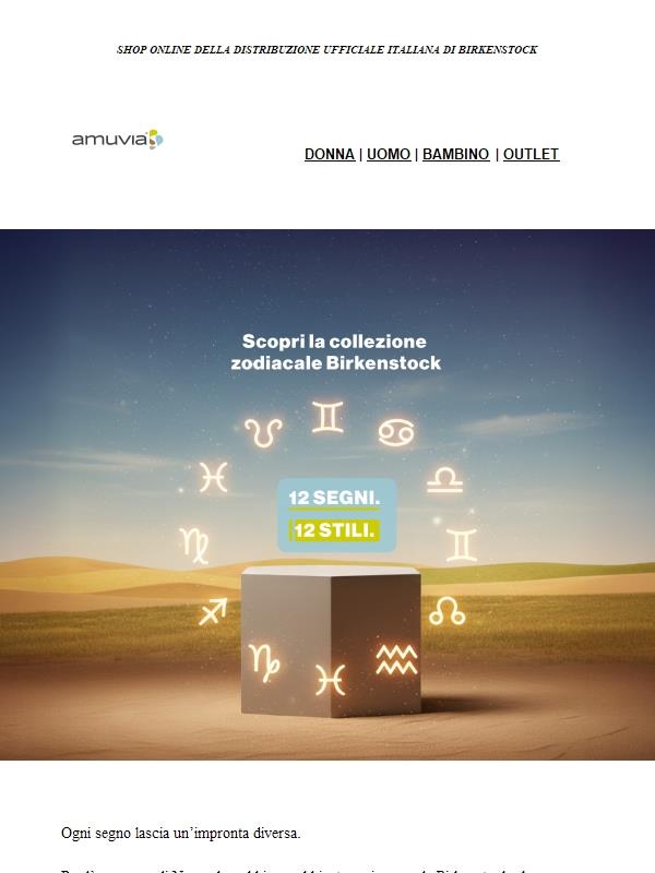 Una Birkenstock per ogni segno zodiacale