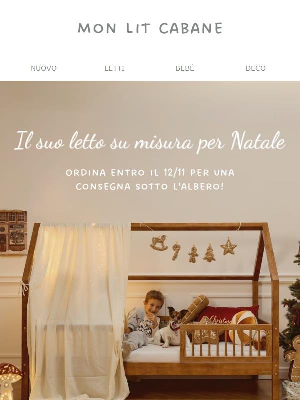 Il suo letto sotto l’albero? Solo pochi giorni 🔔