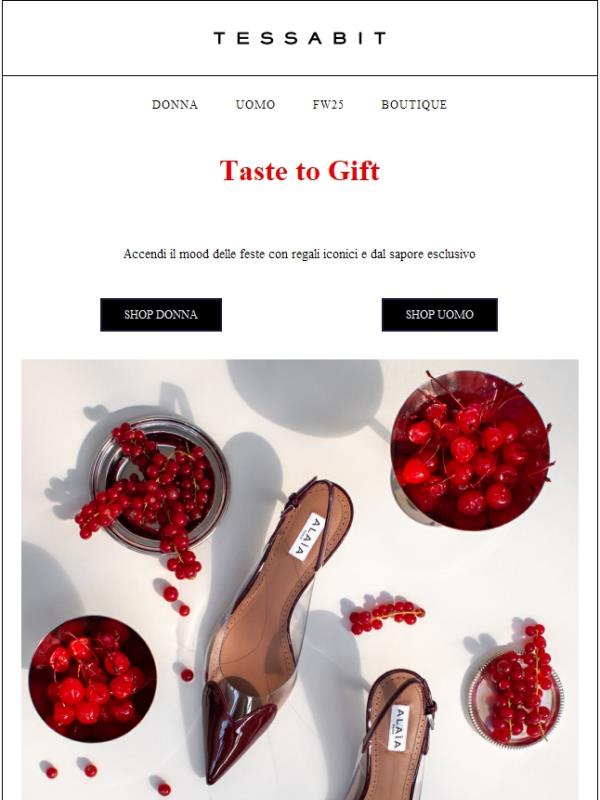 Regali dal gusto impeccabile