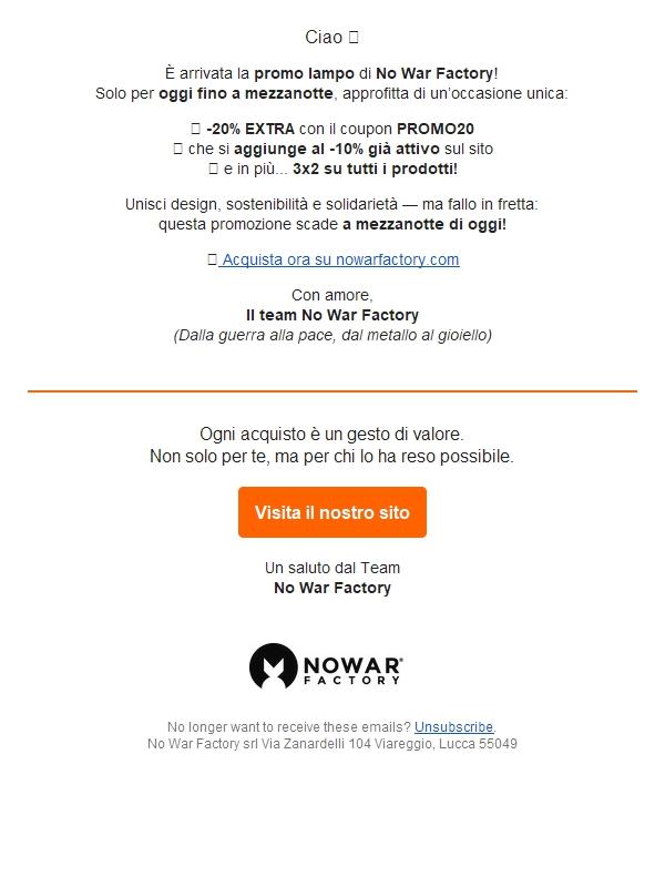 ⚡ Solo per poche ore: sconto extra -20% + 3x2 su tutti i gioielli!