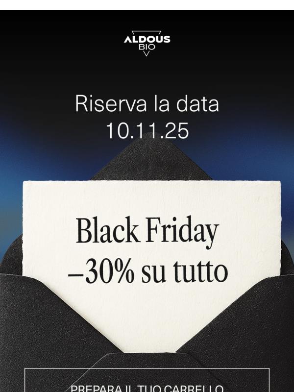 Sta per arrivare l’evento più atteso dell’anno 🖤 Black Friday