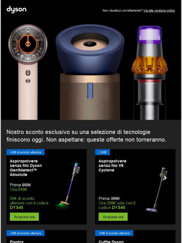 Black Friday: Sconto esclusivo finiscono oggi