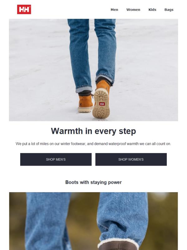 Winter boots with staying power