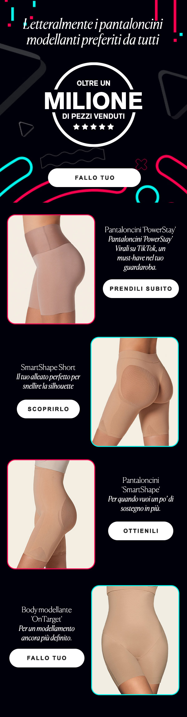 Intimo modellante da Leonisa