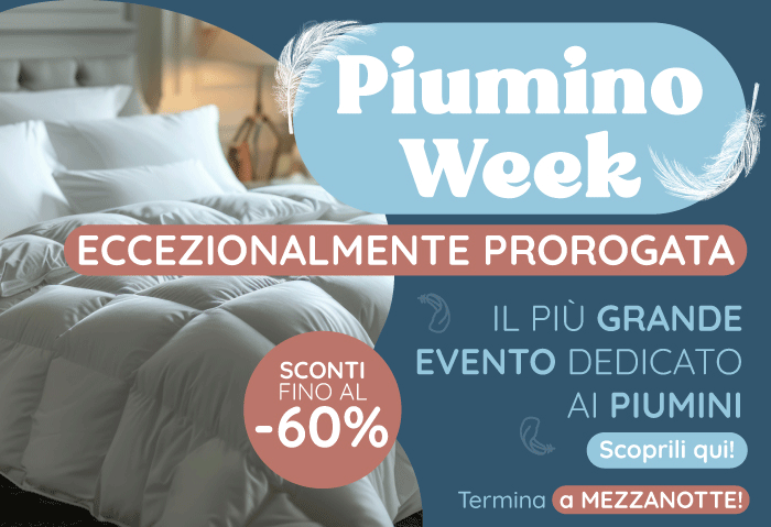 SCONTI FINO AL -60% SU TUTTI I PIUMINI
