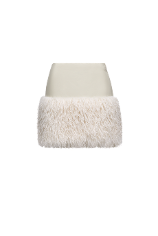 Minigonna con Orlo Teddy