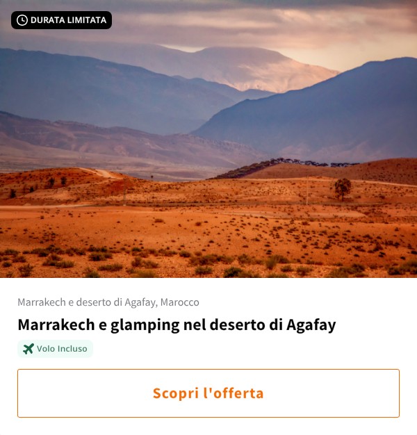 Marrakech e glamping nel deserto di Agafay