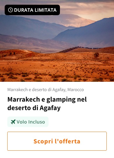 Marrakech e glamping nel deserto di Agafay