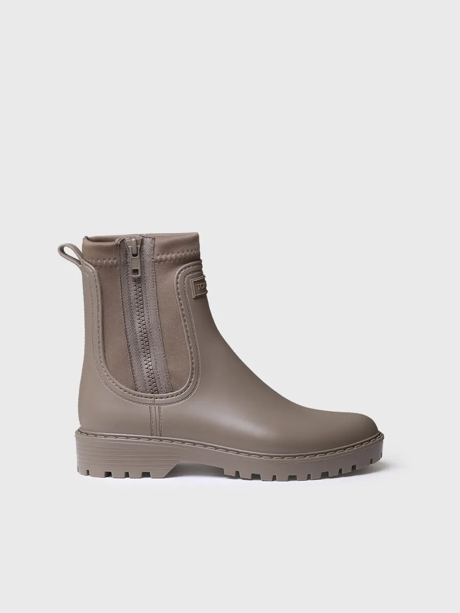 botas de agua taupe