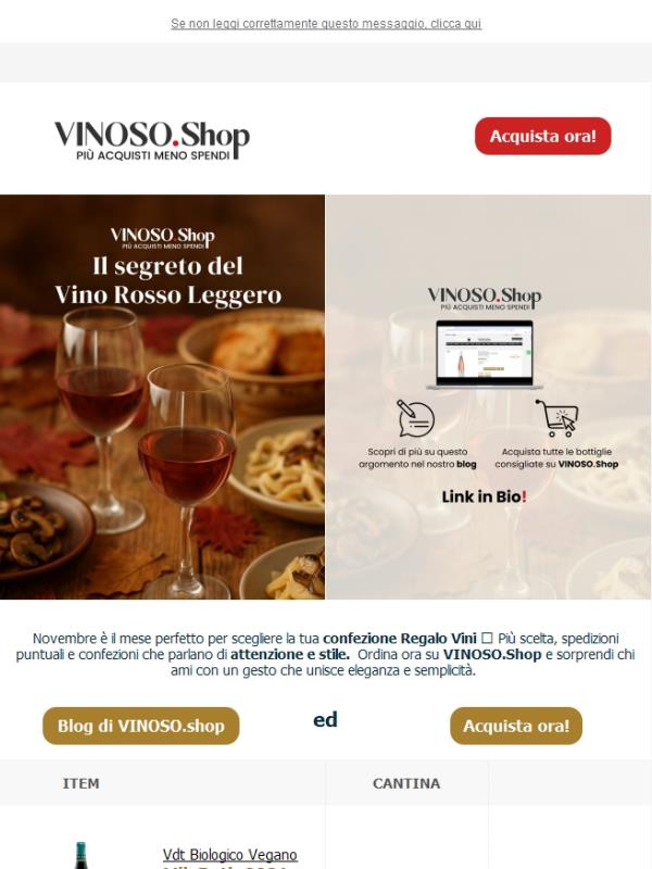 🍷 VINOSO | Quando arriva l’autunno, anche il calice si fa più leggero