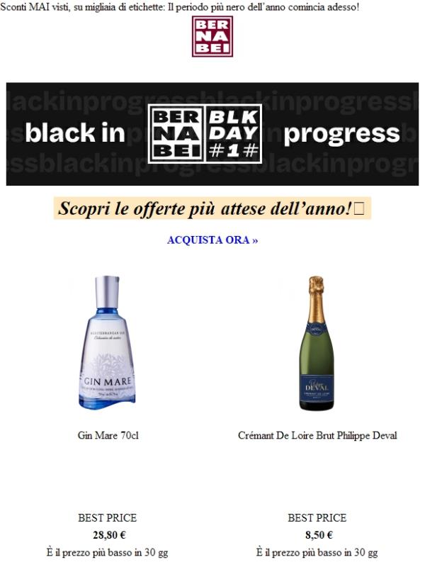 D1: Black in progress ⚫ Prezzi da impazzire!