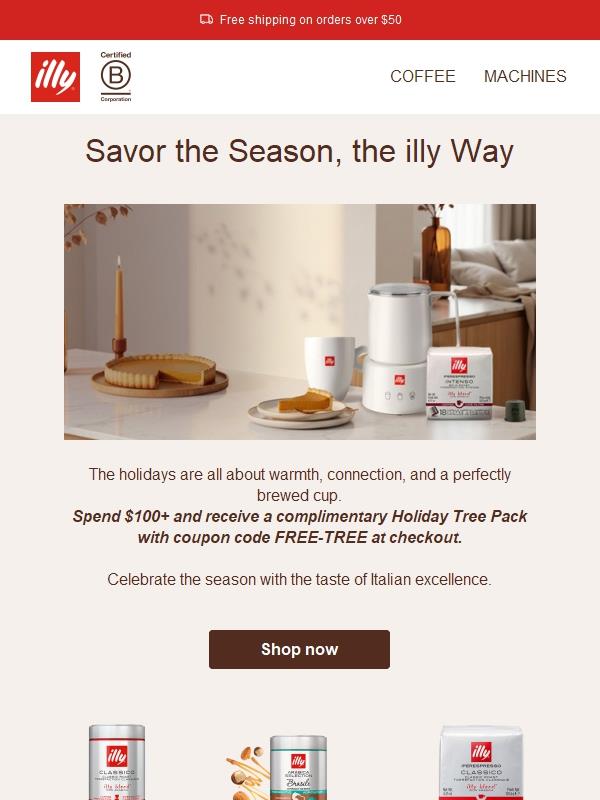 The Perfect Gift Begins with Illy