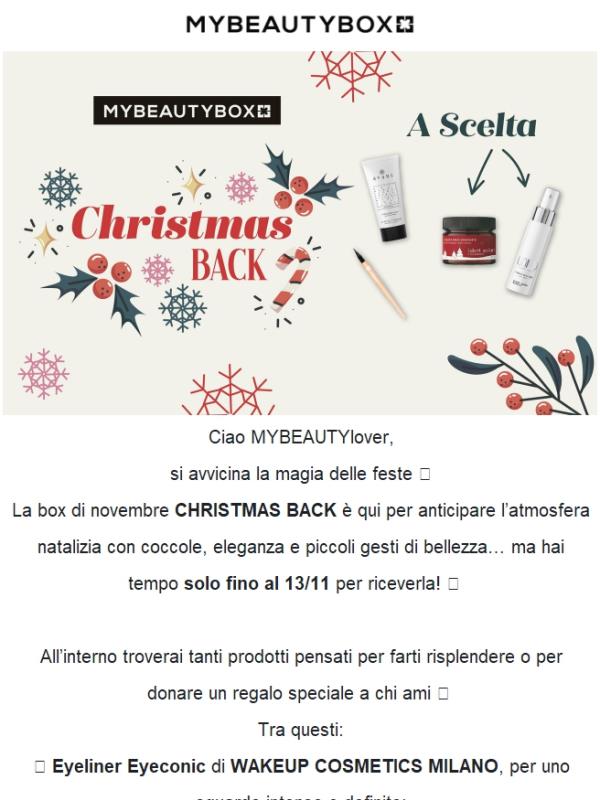 Ultimi giorni per la box CHRISTMAS BACK 🎁