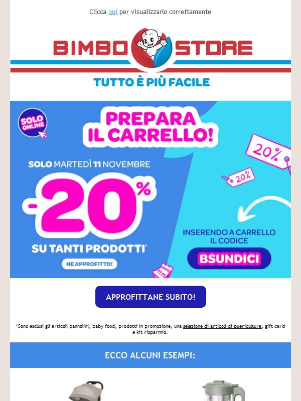🛒💻 11.11: domani solo online, non perdertela!