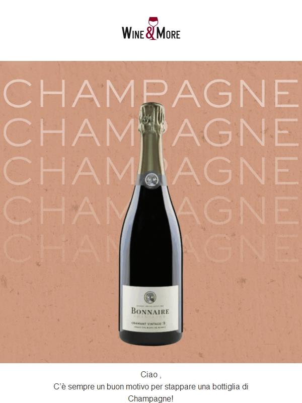 🥂 Champagne d’eccellenza – fino al 25% di sconto