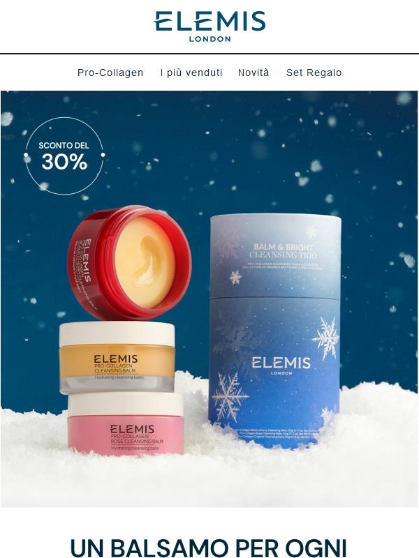 Tre balsami detergenti per 82 €