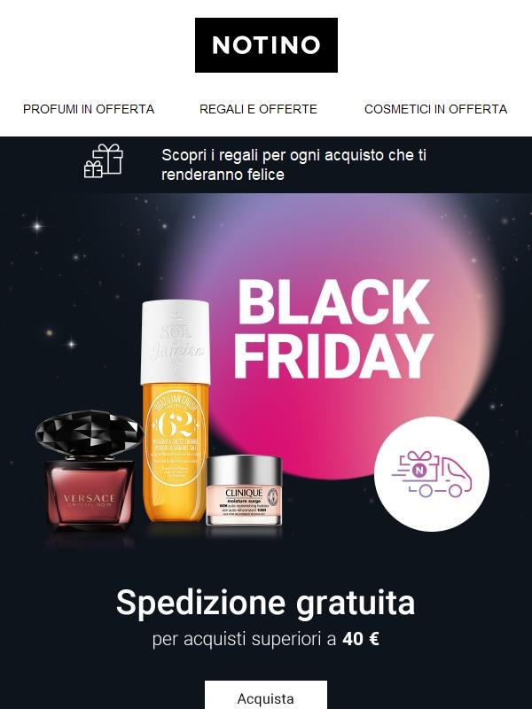 BLACK FRIDAY! Spedizione gratuita! 🚚
