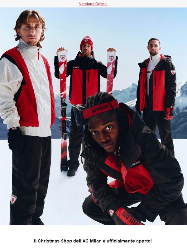 Da Milano alle piste da sci: scopri la nuova collezione Rossignol x AC Milan