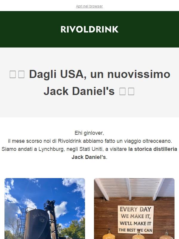🥃 Dagli USA, un nuovo Jack Daniel's